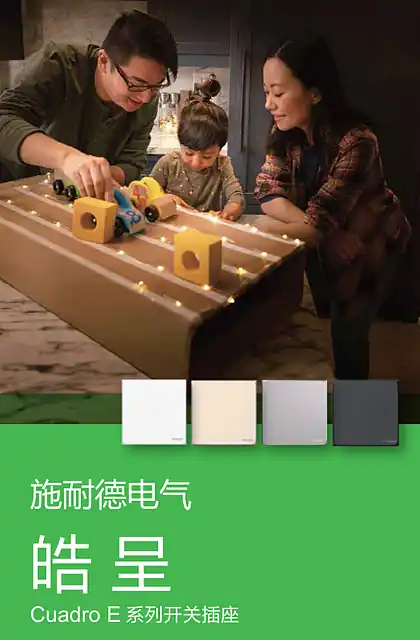 schneider施耐德施耐德电气皓呈CuadroE系列开关插座 折页